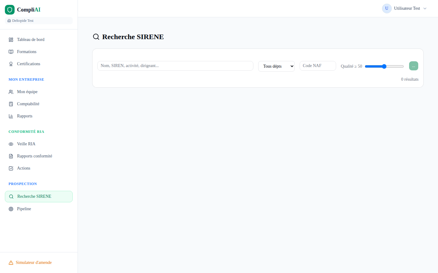Recherche réglementaire